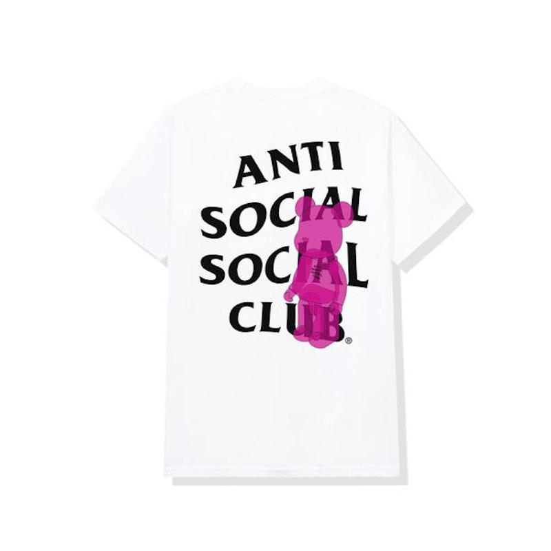 Anti Social Social Club Bearbrick Tee White Men's - FW20 - GB