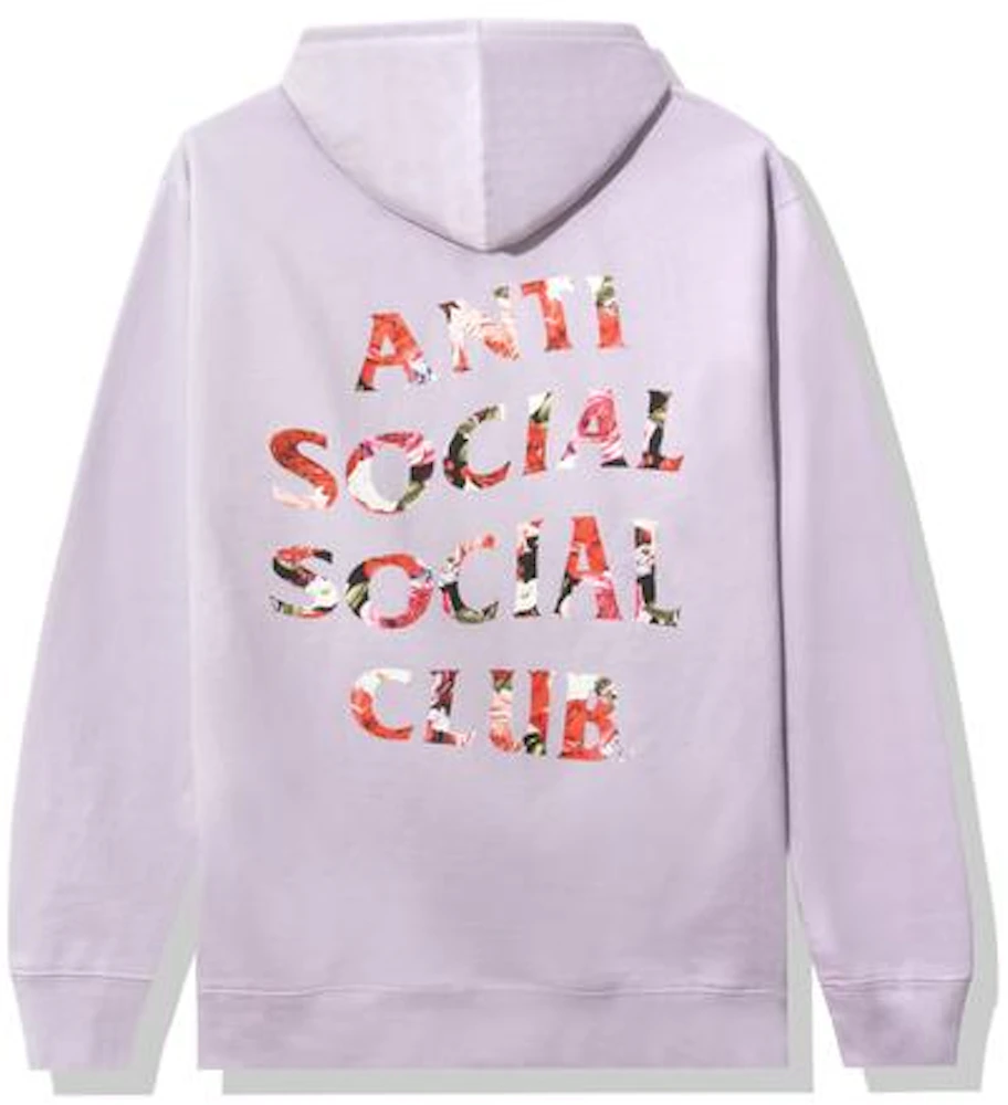 Anti Social Social Club Bed Hoodie Lavender Men's - SS21 - US