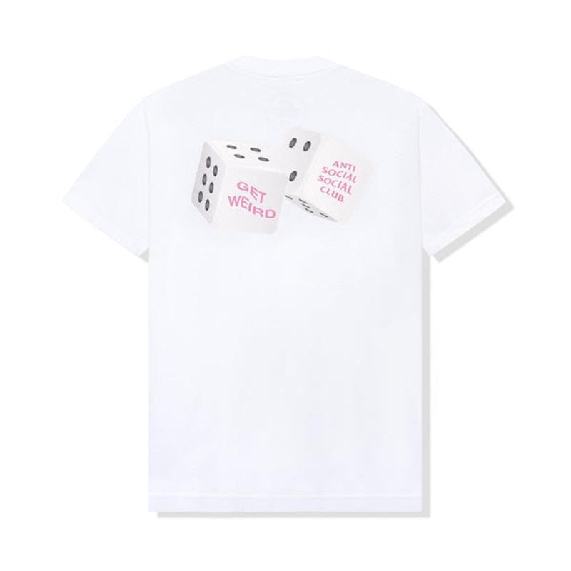Pre-owned Anti Social Club Men's Best Of Luck T-shirt In White