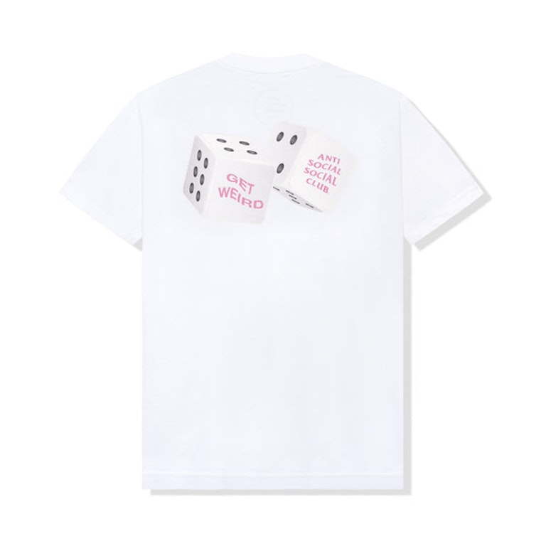 Pre-owned Anti Social Social Club Best Of Luck T-shirt White
