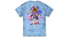 Anti Social Social Club Bouquet For The Old Days T-shirt Blue Tie Dye
