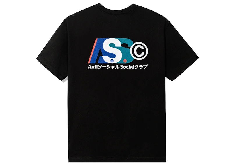 Anti Social Social Club Build Up T-shirt Black Men's - SS23 - US