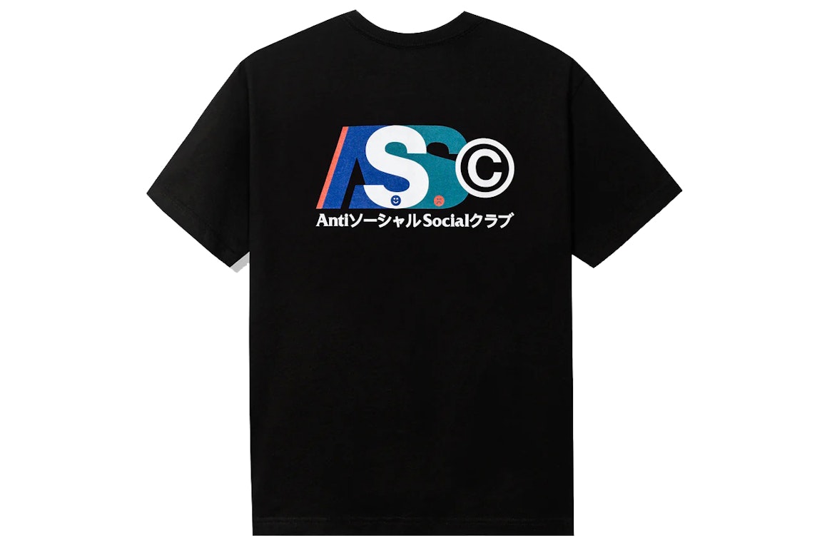 Pre-owned Anti Social Social Club Build Up T-shirt Black