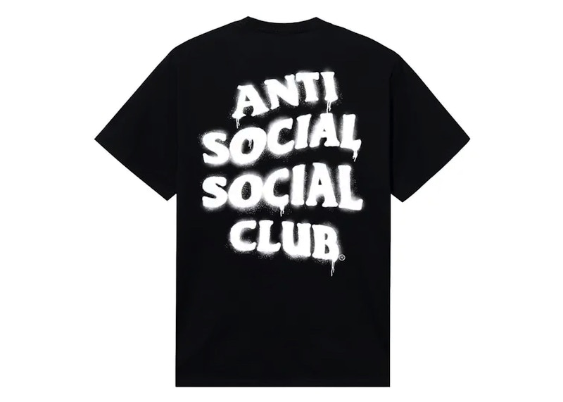 Anti Social Social Club Burn It Down Tee Black Men s SS24 US