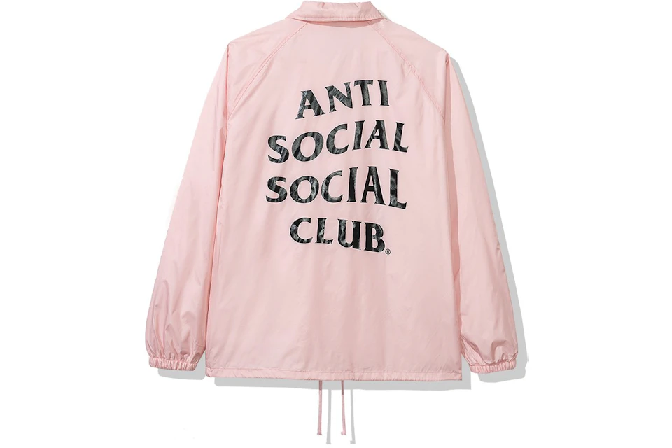 Anti Social Social Club Burn Out Coach Jacket (FW19) Pink