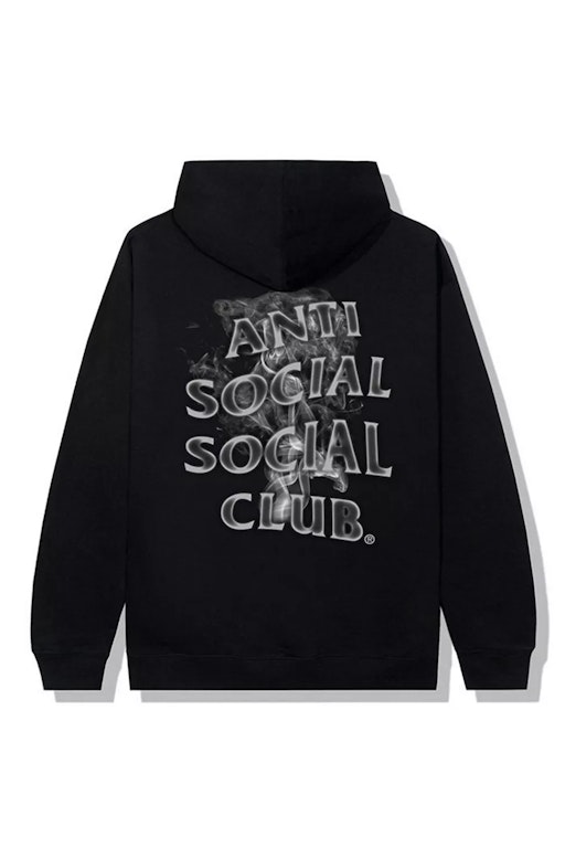 Pre-owned Anti Social Social Club Burnouts Hoodie Black