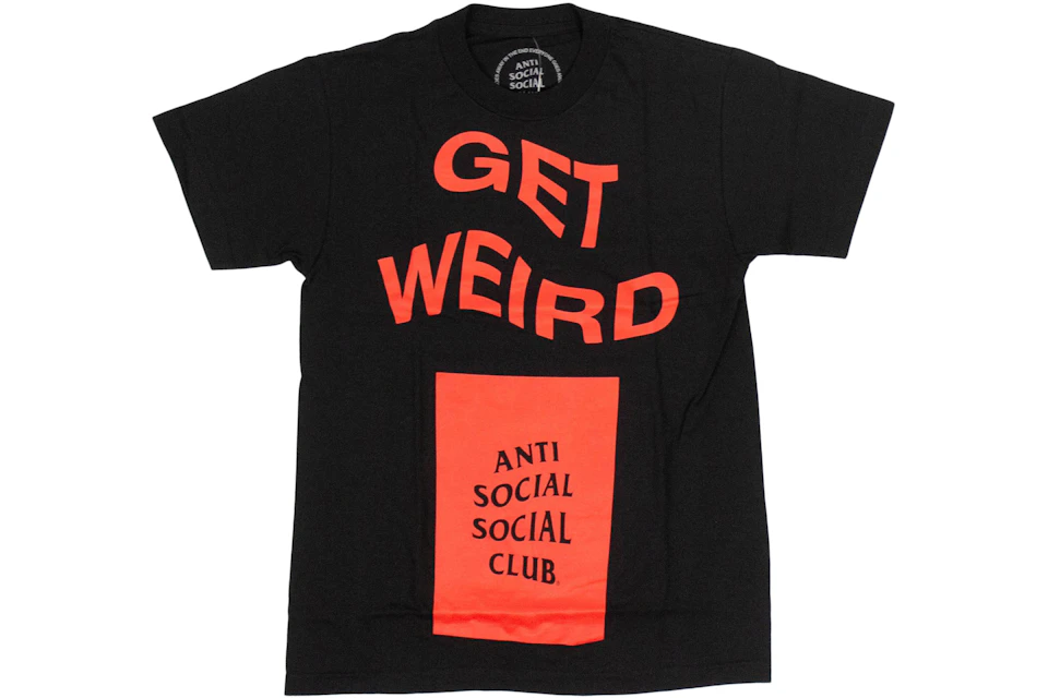 Anti Social Social Club CYA Get Weird T-Shirt Black - US