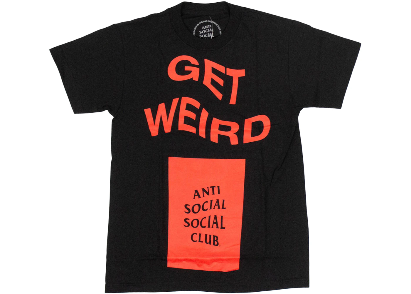 Anti Social Social Club Cya Get Weird T-Shirt Black Men'S - Us