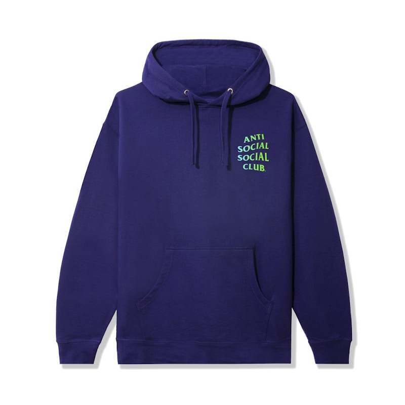 Anti social social shop club hoodie purple