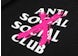 Anti Social Social Club Cancelled Hoodie Black (Pink X)