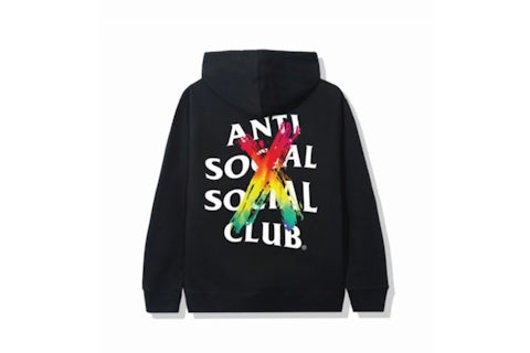 Anti Social Social Club Cancelled Hoodie Black Men s SS20 US