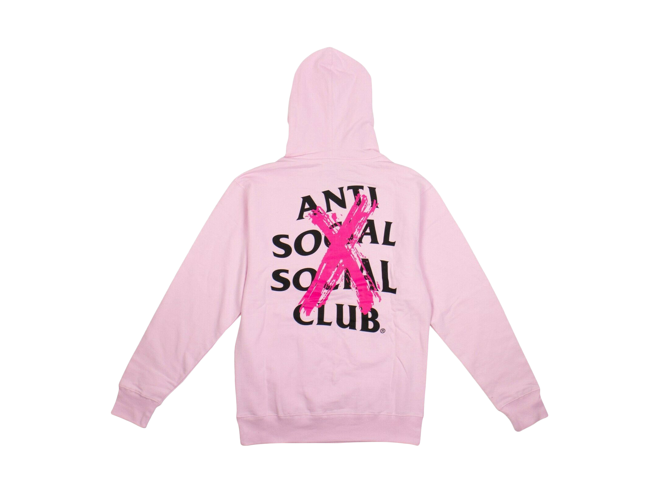Anti Social Social Club Cancelled Hoodie Pink