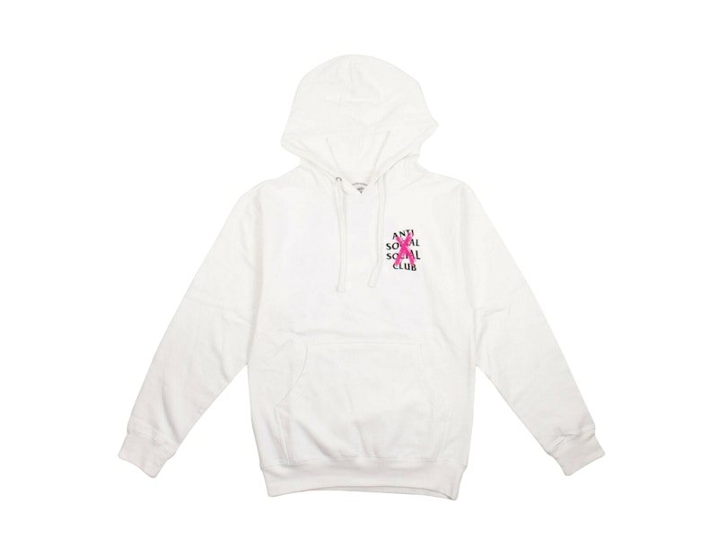 Anti Social Social Club Cancelled Hoodie White Men's - US