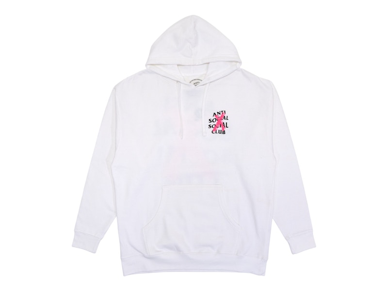 Anti Social Social Club Cancelled Hoodie White Men's - US