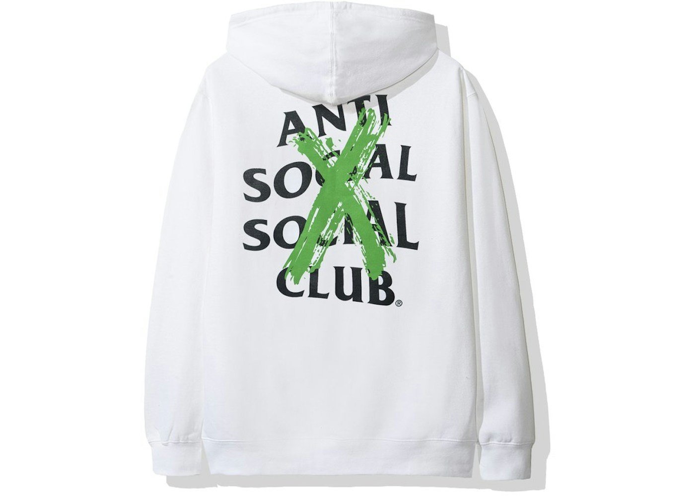 Anti social club white hoodie Clearance