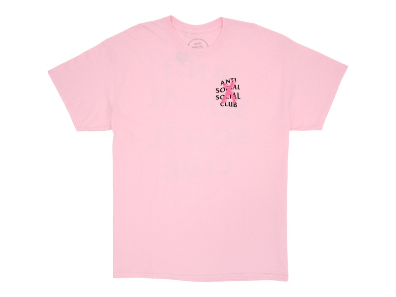 Pre-owned Anti Social Club Men's Cancelled T-shirt In Pink