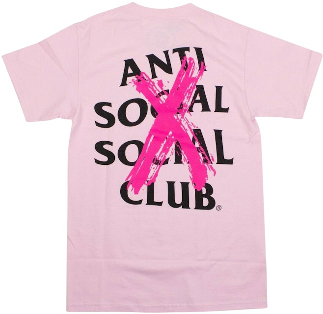 Anti Social Social Club Cancelled T-Shirt Pink Men\'s - US