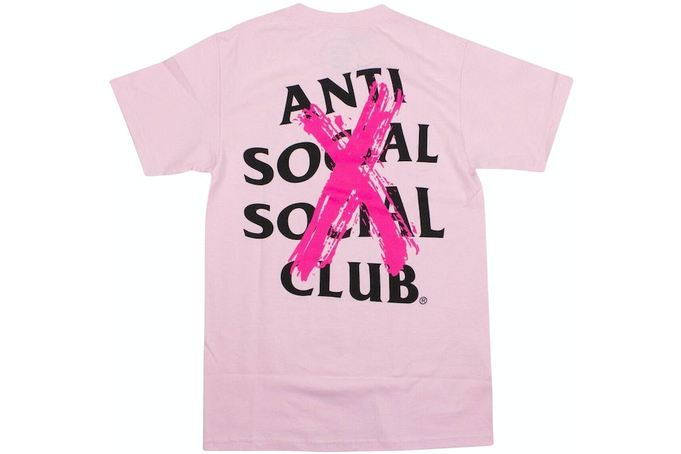 Anti Social Social Club Cancelled T-Shirt Pink Men\'s - US