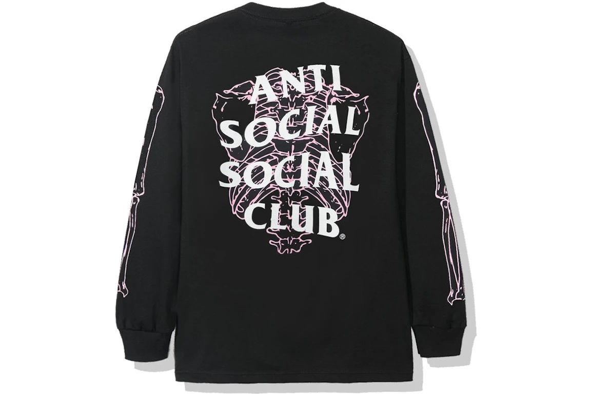 Anti Social Social Club Car Underwater Long Sleeve Tee Black