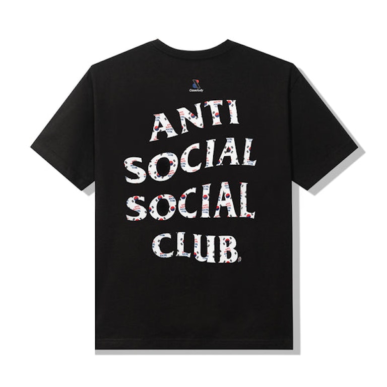 Pre-owned Anti Social Social Club Case Study Flag T-shirt Black