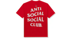 Anti Social Social Club Case Study Flag T-shirt Red