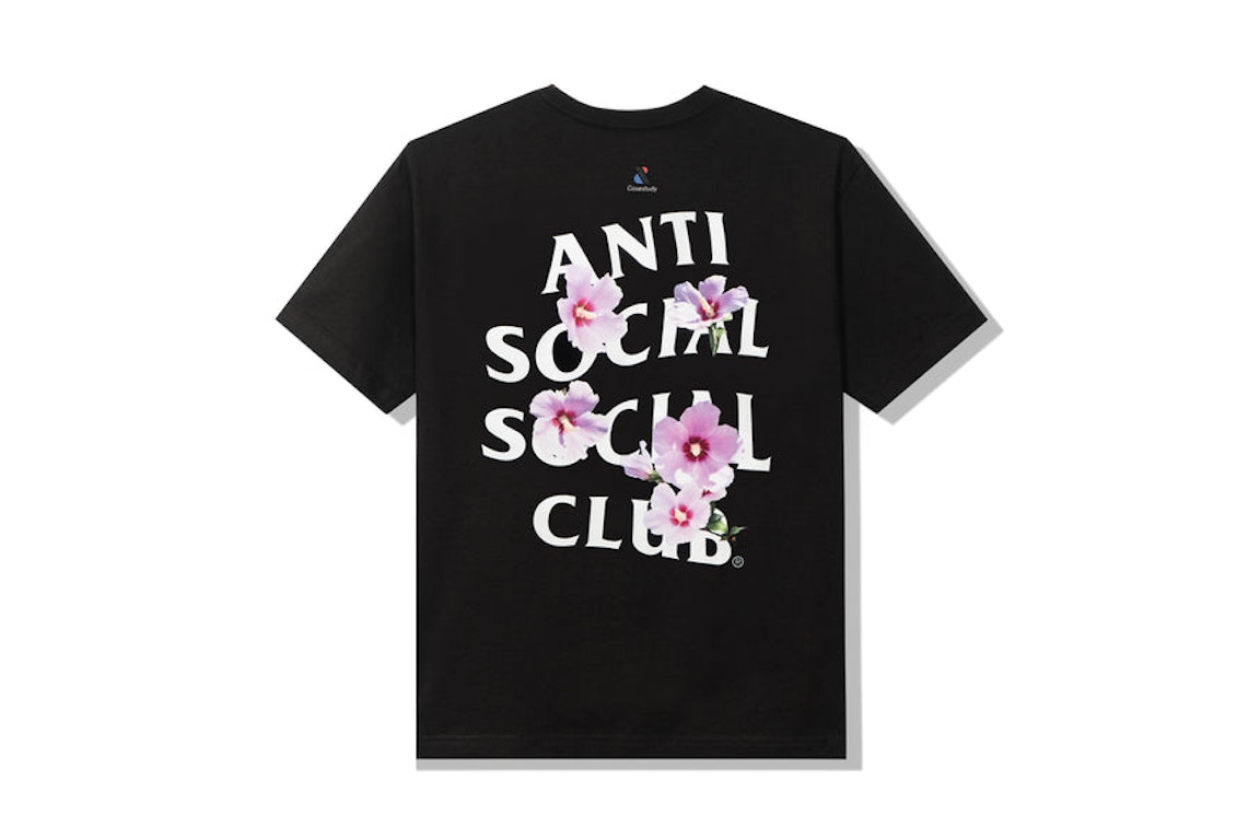Pre-owned Anti Social Social Club Case Study Mugunghwa T-shirt Black