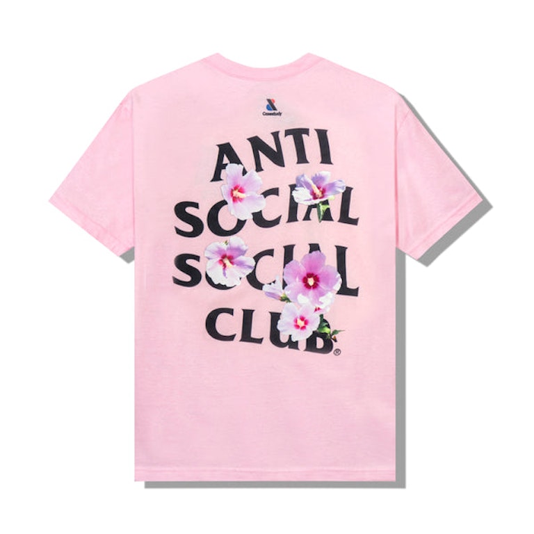 Pre-owned Anti Social Social Club Case Study Mugunghwa T-shirt Pink