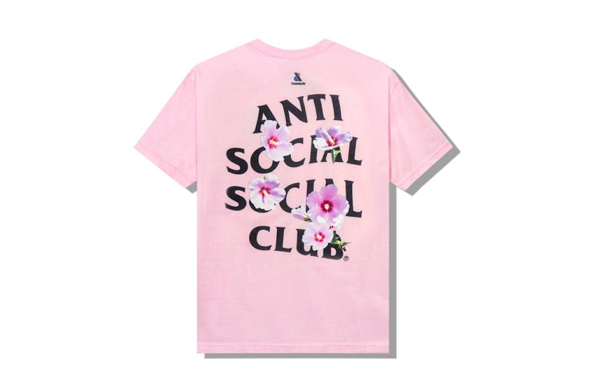 Pre-owned Anti Social Social Club Case Study Mugunghwa T-shirt Pink