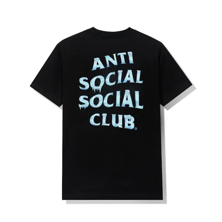Pre-owned Anti Social Social Club Cold Sweats T-shirt Black