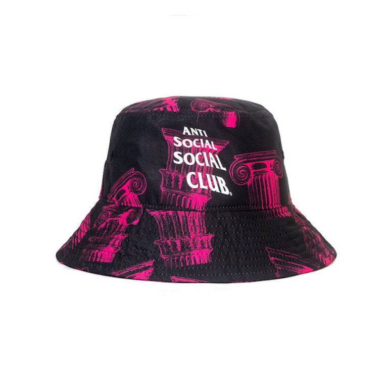 Pre-owned Anti Social Social Club Collapse Bucket Cap Black