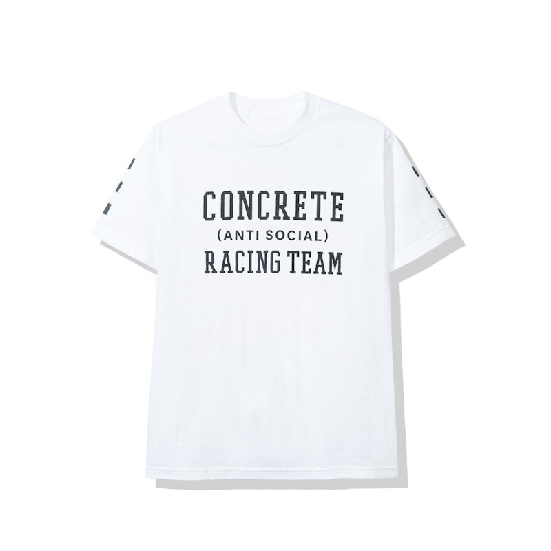 Tシャツ・カットソー Anti Social Social Club Concrete Jungle Racing Team Tee FW19 Anti Social Social Club Concrete Jungle Racing Team Tee