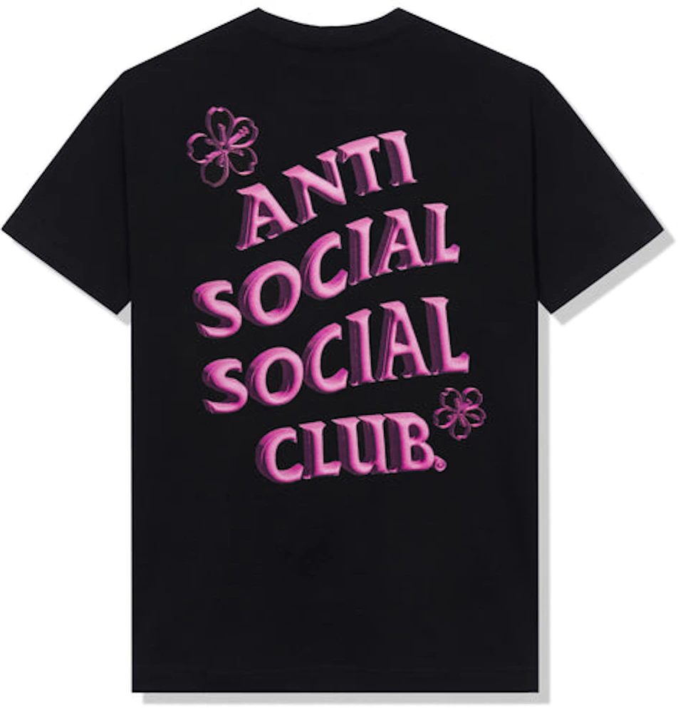 Anti Social Social Club Coral Crush T-shirt Black Men's - FW22 - US