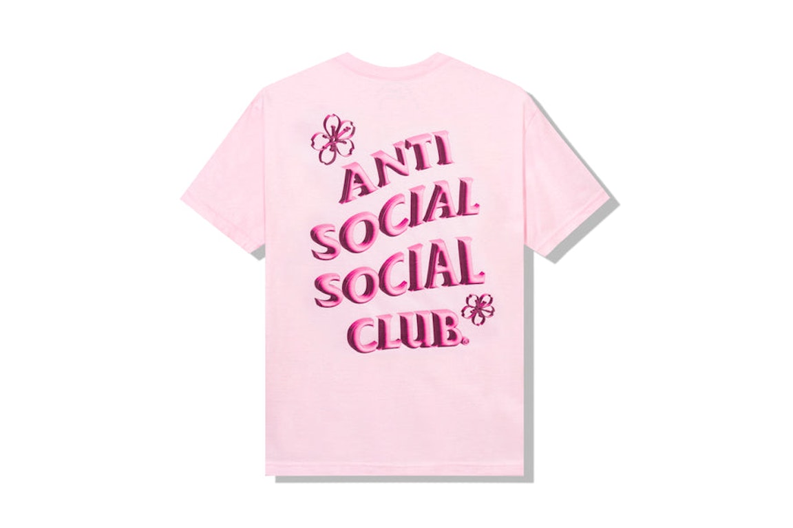 Pre-owned Anti Social Social Club Coral Crush T-shirt Pink