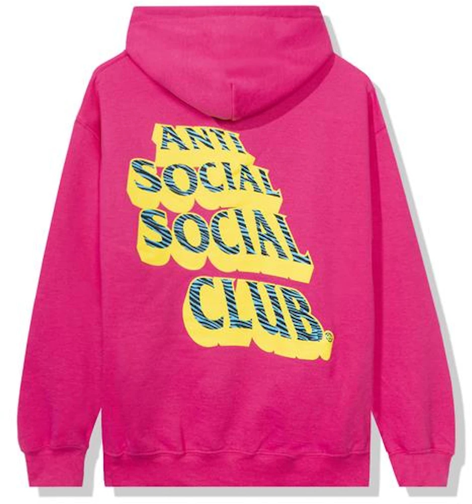 Anti Social Social Club Costumes Hoodie Hot Pink Men's - FW20 - US