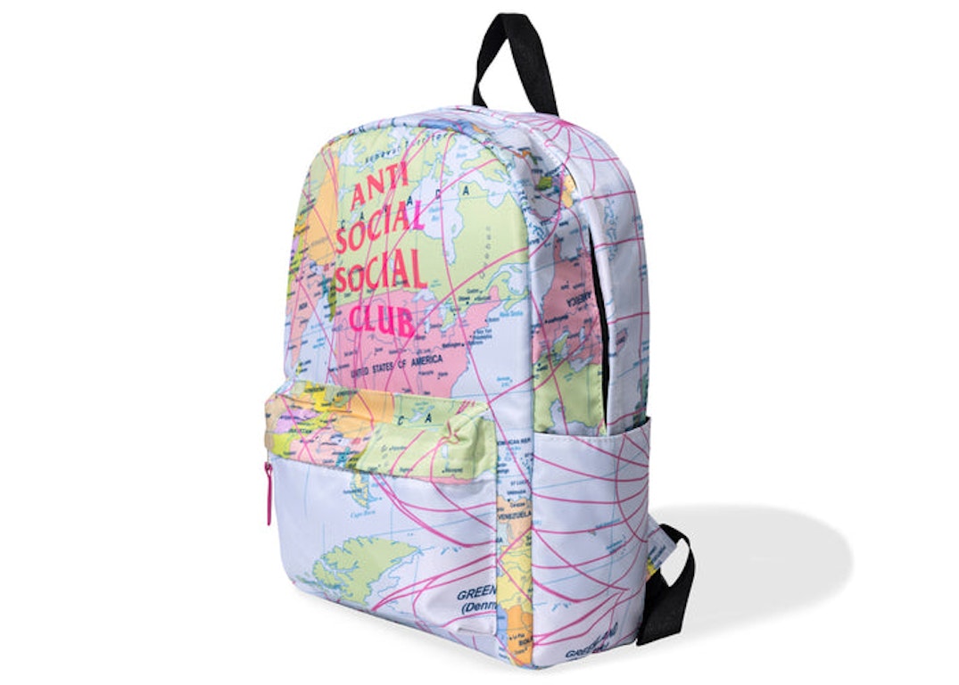 Pre-owned Anti Social Social Club Current Location Backpack Multi