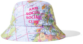 Anti Social Social Club Current Location Bucket Cap Multi