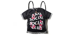 Anti Social Social Club Cute AF Drawstring Bag Black