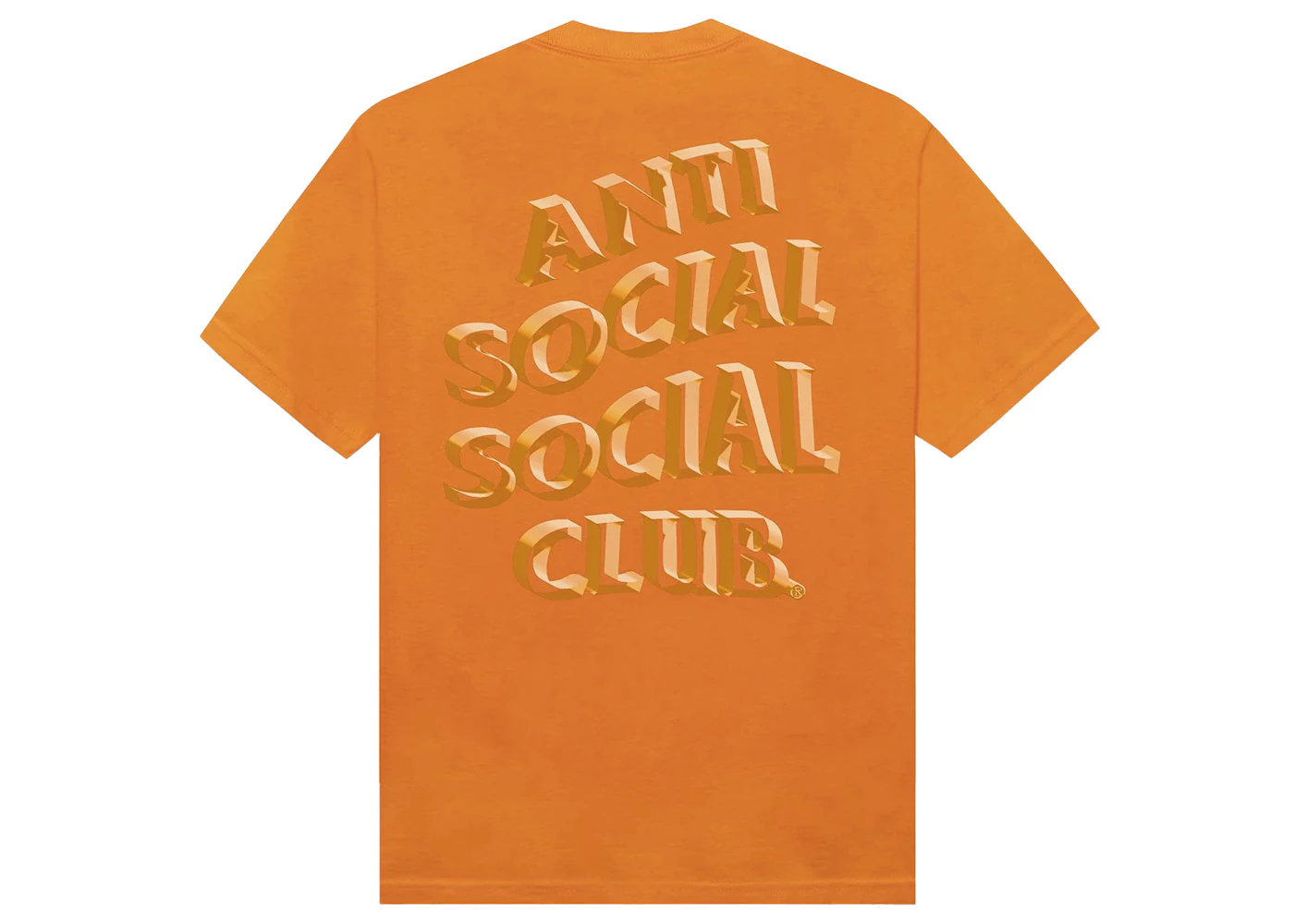 Anti Social Social Club Deeper Than Usual Tee Orange Sherbet Men's