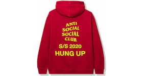 Anti Social Social Club Dialtone Hoodie Red