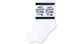 Anti Social Social Club Down The Tube Socks Black/White
