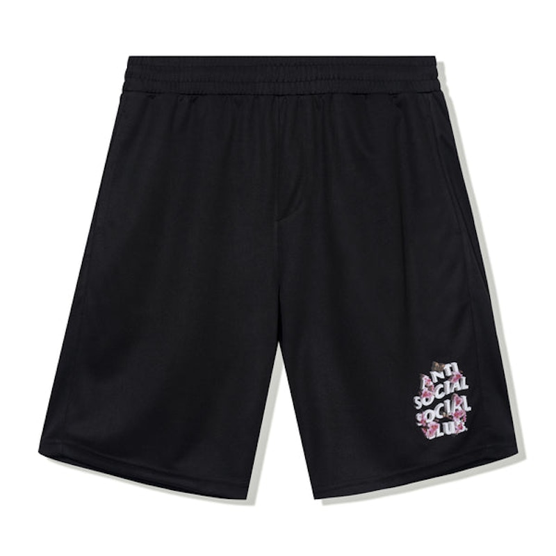 Pre-owned Anti Social Club Men's Drama Mesh Shorts In Black