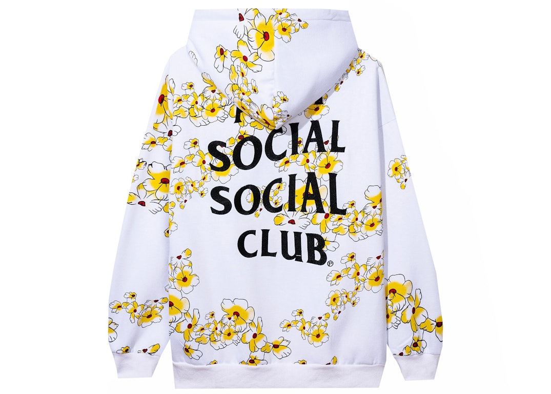 Pre-owned Anti Social Social Club Draw Conclusions Hoodie White