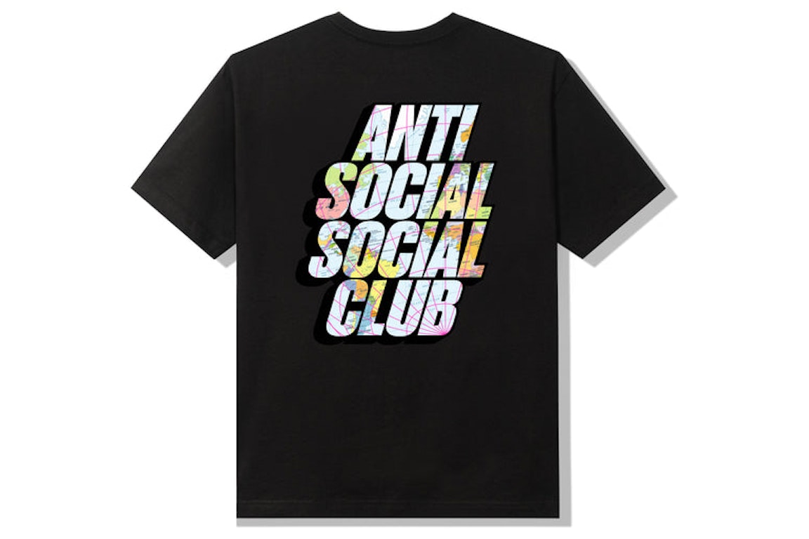 Pre-owned Anti Social Social Club Drop A Pin T-shirt Black