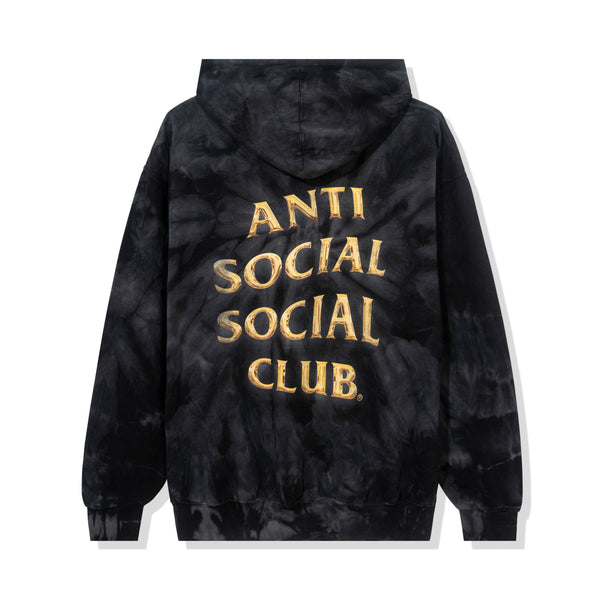 Anti Social Social Club Effectionate Hoodie Black Tie Dye