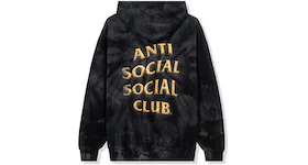 Anti Social Social Club Effectionate Hoodie Black Tie Dye