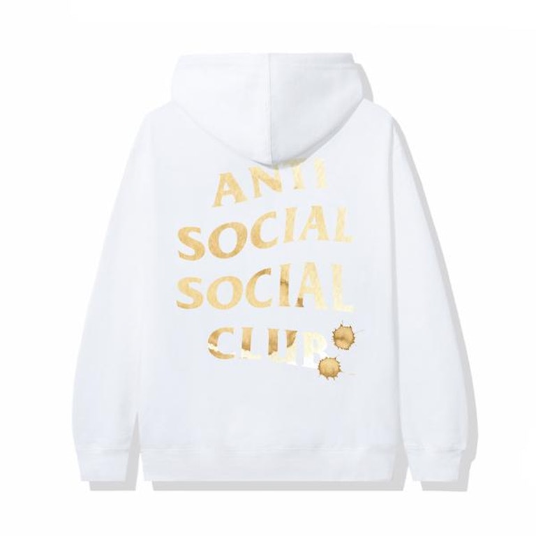 Pre-owned Anti Social Social Club Every Morning Every Time Hoodie White