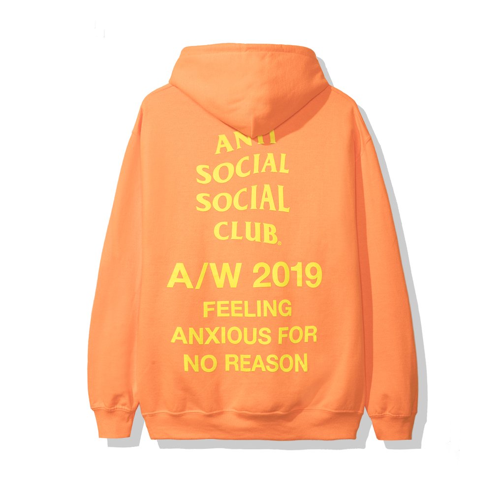 anti social social club orange shirt