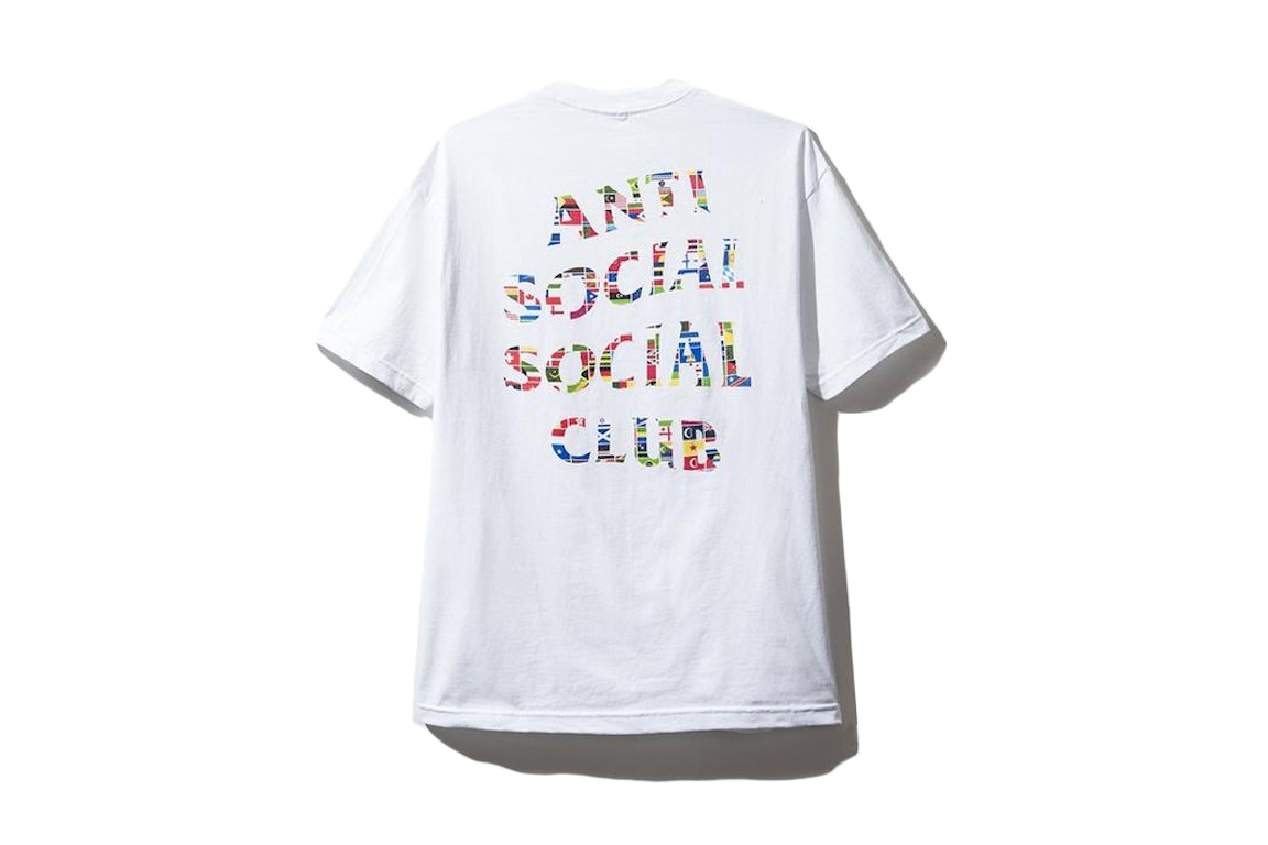 Pre-owned Anti Social Social Club Flag Tee White