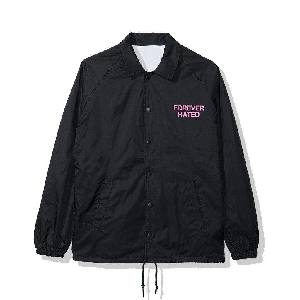 Anti Social Social Club Forever Hated Coach Jacket (FW19) Black