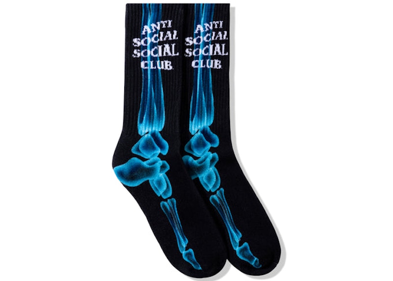 Anti Social Social Club Fracture Socks Black SS22 US